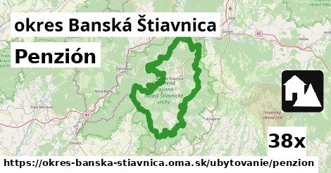 Penzión, okres Banská Štiavnica