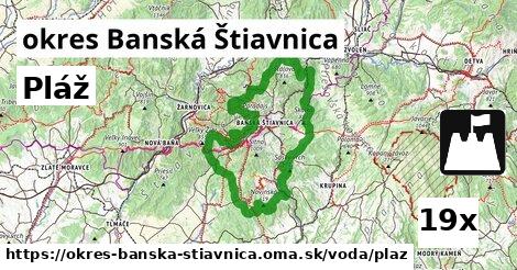 pláž v okres Banská Štiavnica