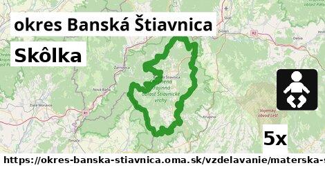 Skôlka, okres Banská Štiavnica