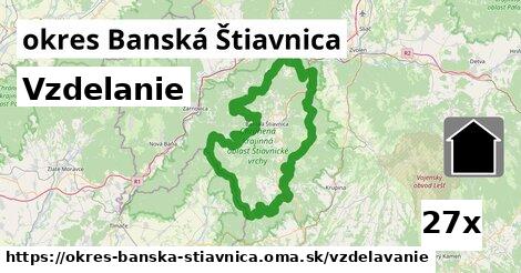 vzdelanie v okres Banská Štiavnica