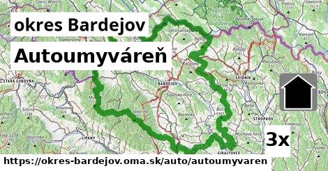 Autoumyváreň, okres Bardejov