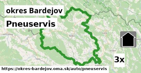 Pneuservis, okres Bardejov