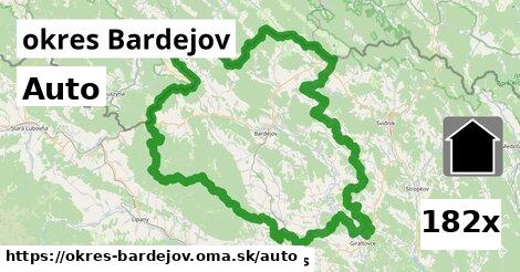 auto v okres Bardejov