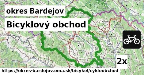 Bicyklový obchod, okres Bardejov