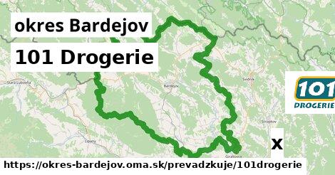 101 Drogerie, okres Bardejov