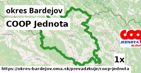 COOP Jednota, okres Bardejov