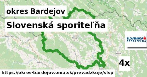 Slovenská sporiteľňa, okres Bardejov