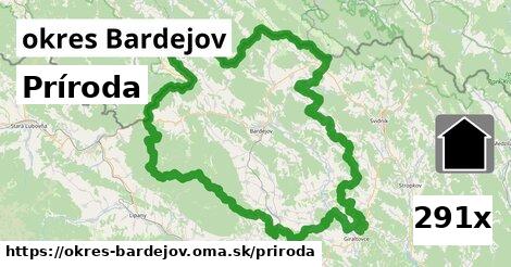 príroda v okres Bardejov