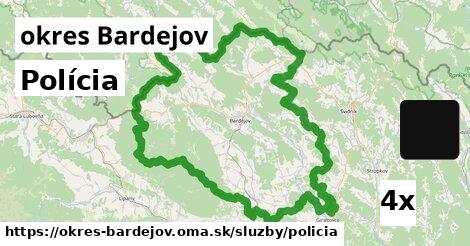 Polícia, okres Bardejov