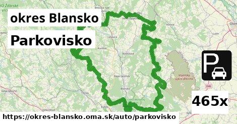 Parkovisko, okres Blansko