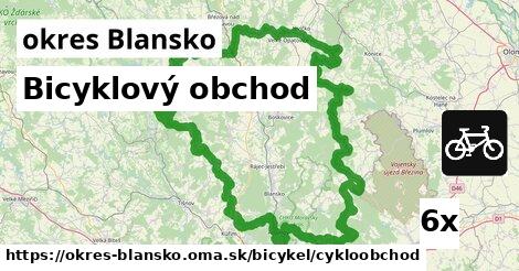 Bicyklový obchod, okres Blansko