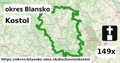 Kostol, okres Blansko