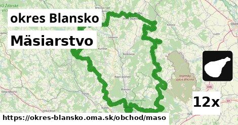 Mäsiarstvo, okres Blansko