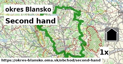 Second hand, okres Blansko