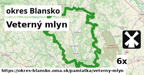 Veterný mlyn, okres Blansko