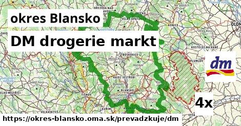 DM drogerie markt, okres Blansko