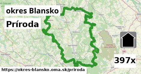 príroda v okres Blansko