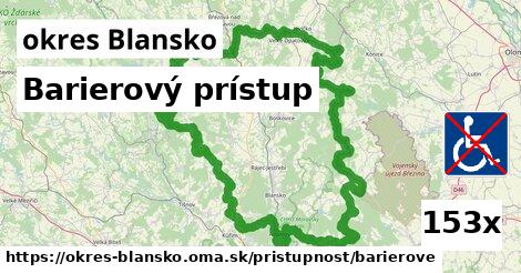 Barierový prístup, okres Blansko