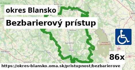 Bezbarierový prístup, okres Blansko