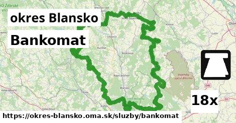 Bankomat, okres Blansko