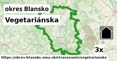 Vegetariánska, okres Blansko