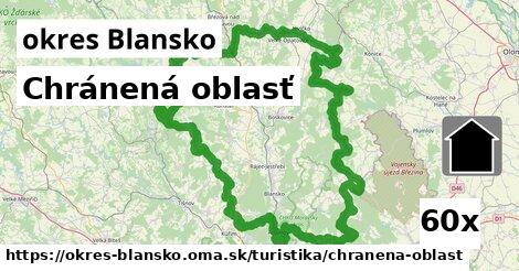 chránená oblasť v okres Blansko