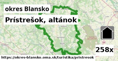 Prístrešok, altánok, okres Blansko