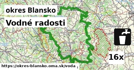 vodné radosti v okres Blansko