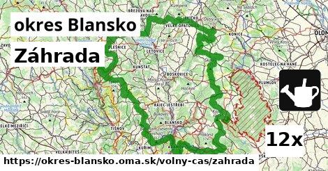 Záhrada, okres Blansko