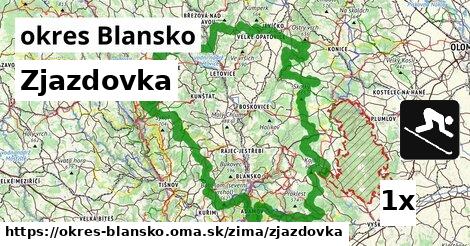Zjazdovka, okres Blansko