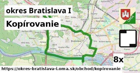 Kopírovanie, okres Bratislava I
