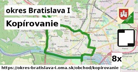 kopírovanie v okres Bratislava I