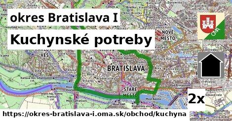 Kuchynské potreby, okres Bratislava I