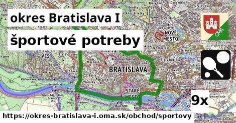 športové potreby, okres Bratislava I