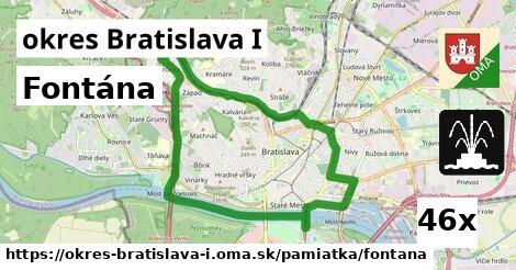 Fontána, okres Bratislava I