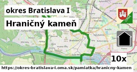 Hraničný kameň, okres Bratislava I