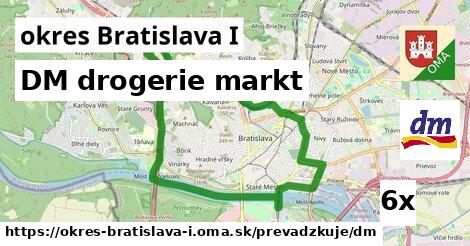 DM drogerie markt, okres Bratislava I
