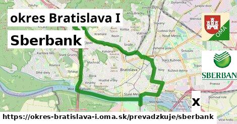 Sberbank, okres Bratislava I