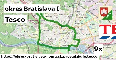 Tesco, okres Bratislava I
