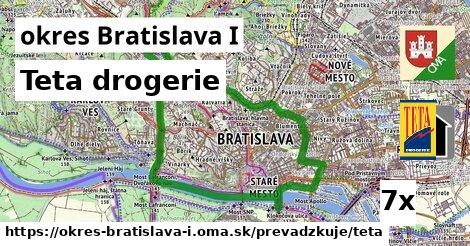 Teta drogerie, okres Bratislava I