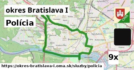 Polícia, okres Bratislava I
