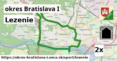 Lezenie, okres Bratislava I