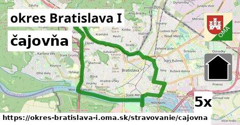 čajovňa, okres Bratislava I