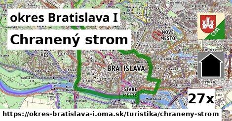 Chranený strom, okres Bratislava I