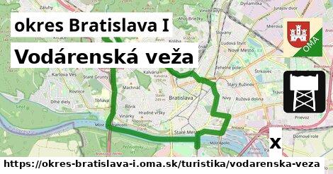 Vodárenská veža, okres Bratislava I