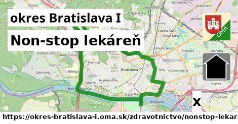 Non-stop lekáreň, okres Bratislava I