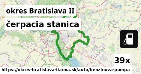 čerpacia stanica, okres Bratislava II