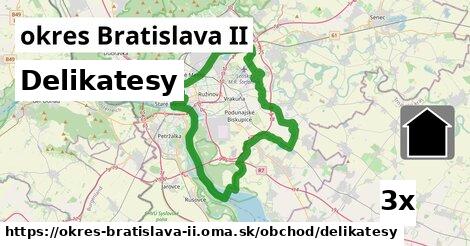 Delikatesy, okres Bratislava II