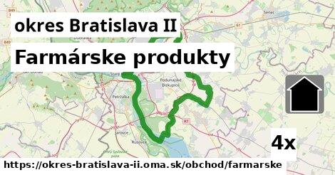 farmárske produkty v okres Bratislava II