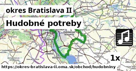 Hudobné potreby, okres Bratislava II